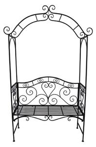 Fekete fém kerti pad Colima – Garden Pleasure