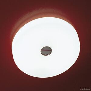 FLOS Button - fehér mennyezeti lámpa IP40, dimmelhető, Fehér / opál, Nappali / Étkező, Üveg, Dizájn