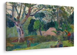 Kép - Paul Gauguin, Te raau rahi (The Big Tree), reprodukciók (90x60 cm)