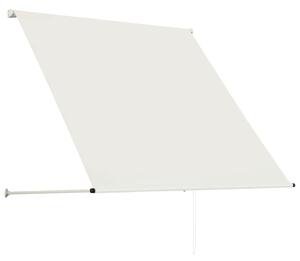 VidaXL feltekerhető krémszínű napellenző 150 x 150 cm