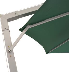 VidaXL zöld függő napernyő alumínium rúddal 350 cm