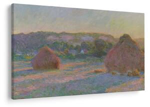 Kép - Claude Monet, Stacks of Wheat (End of Summer) , reprodukciók (90x60 cm)