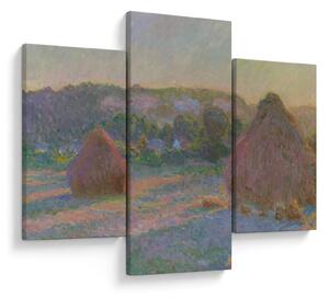 Kép - Claude Monet, Stacks of Wheat (End of Summer) , reprodukciók (90x60 cm)