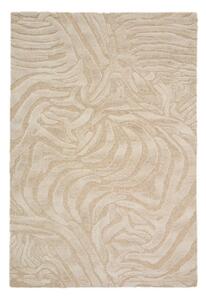 Bézs kézi szövésű gyapjúkeverék szőnyeg 160x230 cm Tribet – Kave Home