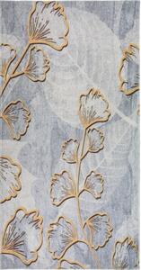 Szürke-aranyszínű mosható szőnyeg 80x150 cm Dainty – Vitaus