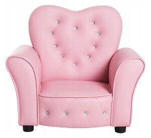 Rózsaszín baba szék Princess