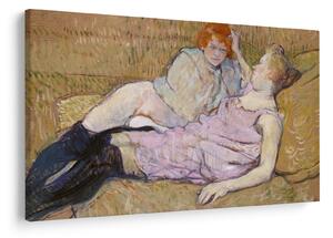 Kép - Henri de Toulouse-Lautrec, The Sofa, reprodukciók (90x60 cm)