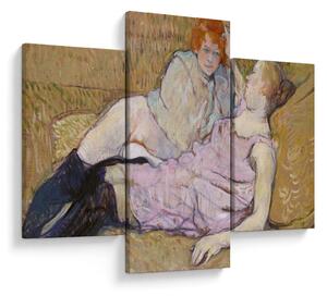 Kép - Henri de Toulouse-Lautrec, The Sofa, reprodukciók (90x60 cm)