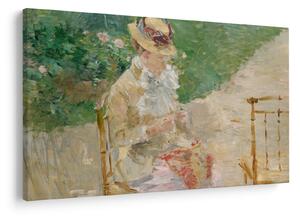 Kép - Berthe Morisot, Young Woman Knitting, reprodukciók (90x60 cm)