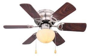 ZEVENTI ZEVENTI - Mennyezeti ventilátor GALDANA 1xE27/60W/230V barna/bézs ZV0002