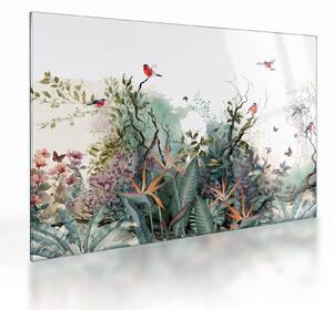 Üveg kép - Természetes táj, akvárium (70x50 cm)