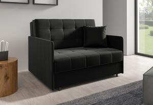 SALIN kinyitható kanapé, 120x85x97, lux 11/fehér öko-bőr