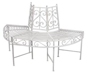 Fehér fém kerti pad Varda – Garden Pleasure