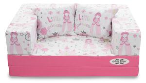 Szivacs kanapéágy - Sunshine gyerek méret - puncs - Little Princess