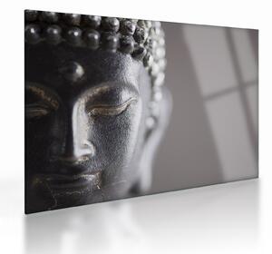 Üveg kép - Buddha szobor (70x50 cm)