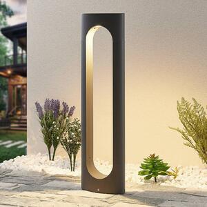 Lucande Fenti LED-es útvilágítás, 65 cm, Fekete, Alumínium, Modern