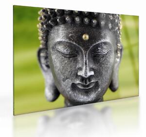 Üveg kép - Buddha szobor II. (70x50 cm)