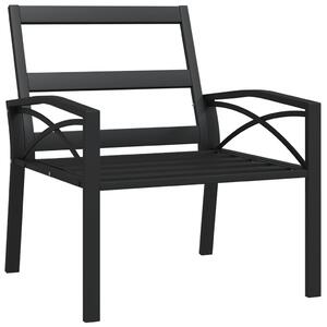 VidaXL 2 db acél kerti szék szürke párnákkal 68 x 76 x 79 cm