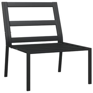 VidaXL 2 db acél kerti szék szürke párnákkal 60 x 74 x 79 cm