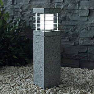 Heitronic Valódi gránitból készült - La Mer talapzati lámpa, Alu / szürke / cink, Kő, Modern