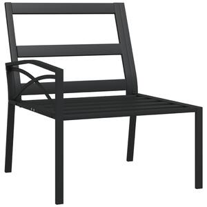VidaXL 2 db acél kerti szék szürke párnákkal 62 x 75 x 79 cm