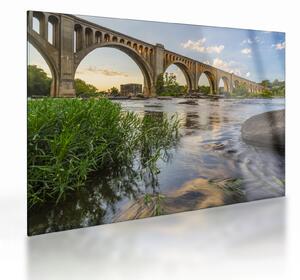 Üveg kép - Richmond vasúti híd (70x50 cm)