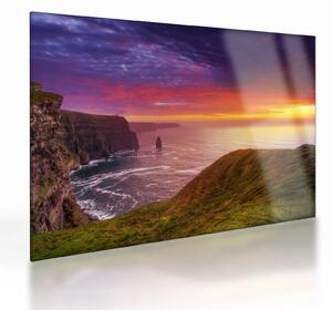 Üveg kép - Cliffs of Moher (70x50 cm)
