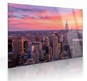 Üveg kép - New York (70x50 cm)