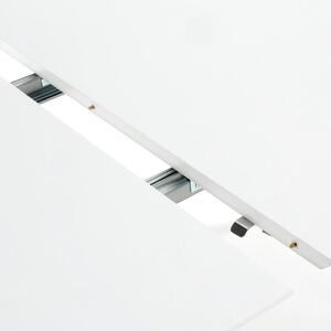 Fehérre lakkozott összecsukható étkezőasztal Kave Home Oqui 160/260 x 100 cm