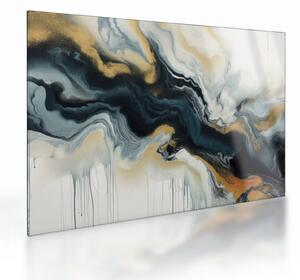 Üveg kép - Márványozott rajz (70x50 cm)
