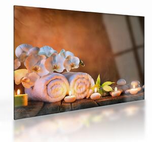 Üveg kép - Relax és Spa (70x50 cm)