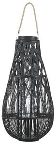 Fekete bambuszlámpás 77 cm TONGA