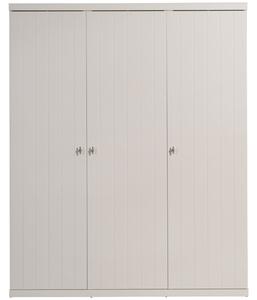 Fehér fa szekrény Vipack Robin 205 x 166 cm