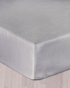 Hamvas satin gumis lepedő 90x200 cm