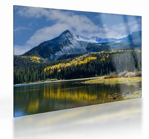 Üveg kép - Lost Lake, Oregon (70x50 cm)