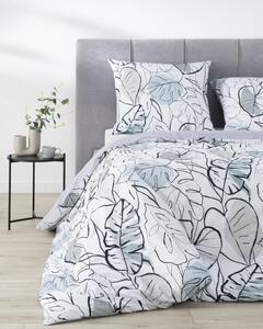 Pamut ágynemű garnitúra Monstera levelekkel 220x200cm