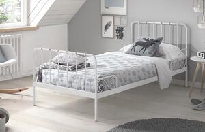 Fehér fém ágy Vipack Alice 90 x 200 cm