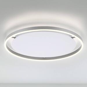 JUST LIGHT. GmbH LED mennyezeti lámpa Ritus, Ø 58,5cm, alumínium, dimmelhető, Alu / szürke / cink, Nappali / Étkező, Alumínium, Modern
