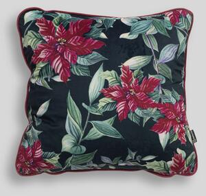 Poinsettia Elegance díszpárnahuzat 43x43 cm