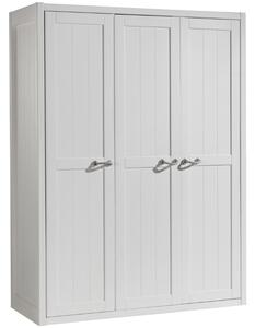 Fehér fa szekrény Vipack Lewis 200 x 145,5 cm
