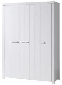 Fehérre lakkozott szekrény Vipack Erik 205 x 144,2 cm