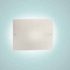 Foscarini Folio piccola fali lámpa, fehér, dimmelhető, Fehér / opál, Nappali / Étkező, Üveg, Dizájn