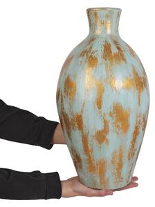 Terrakotta Dekor váza 45 Kék DIKAJA