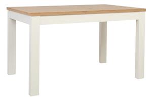 Asztal Boston 465 Wotan tölgy, Fehér, 77x90x130cm, Hosszabbíthatóság, Laminált forgácslap, Laminált forgácslap