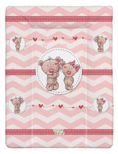 Babastar puha pelenkázó lap 50*70 cm - Macipár rózsaszín