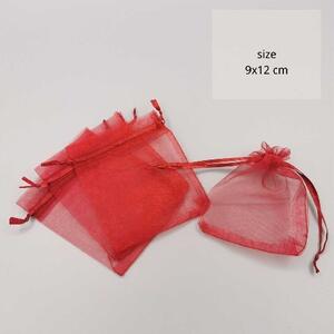 ORGANZA TASAK PIROS 100DB/CSOMAG