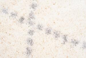 Krémszínű APACH shaggy szőnyeg Méret: 80x150 cm