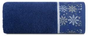 Pamut törölköző karácsonyi hímzéssel kék Šírka: 50 cm | Dĺžka: 90 cm