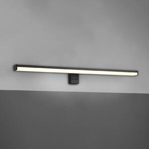 Trio Lighting LED fali lámpa Lino, fekete matt/fehér, Fekete, Fürdőszoba, Alumínium, Modern