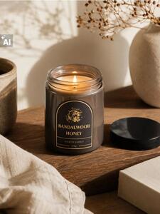 Sinsay - Illatgyertya Sandalwood Honey - fekete